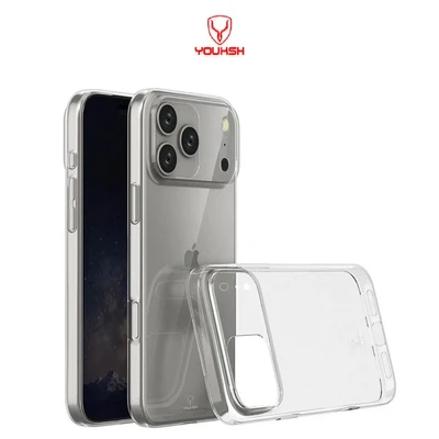 YOUKSH iPhone 18 Pro / 18 Pro max Transparent Case